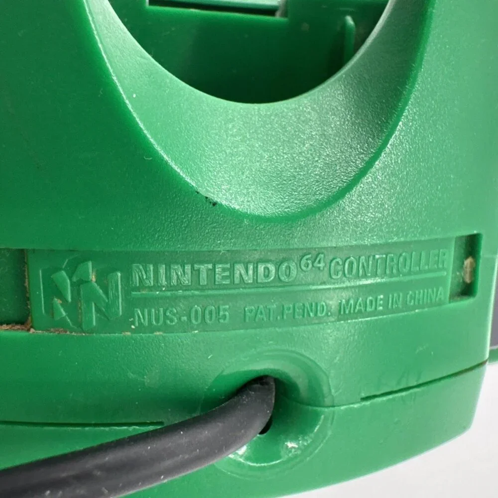 Nintendo N64 Green Controller NUS-005 Wired *Loose Stick* UNTESTED